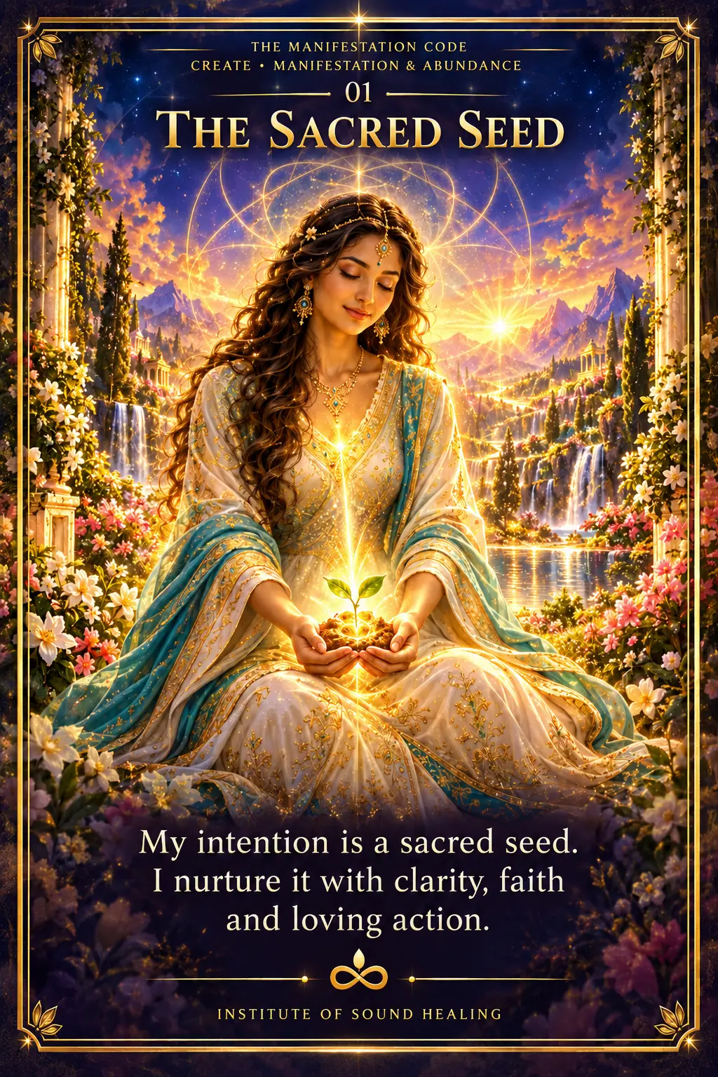 Create card 01, The Sacred Seed